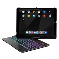 Accezz 360 Slim Keyboard Bookcase iPad 10.2 (2019/2020/2021) / Air (2022/2020) / Pro 10.5 - Zwart