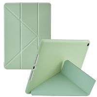 iMoshion Origami Bookcase iPad 9 (2021) 10.2 inch / iPad 8 (2020) 10.2 inch / iPad 7 (2019) 10.2 inch - Lichtgroen