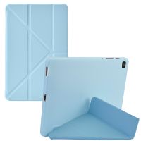 iMoshion Origami Bookcase Samsung Galaxy Tab S6 Lite / Tab S6 Lite (2022) / Tab S6 Lite (2024) - Lichtblauw