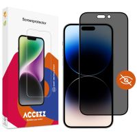 Accezz Gehard Glas Privacy Screenprotector iPhone 14 Pro
