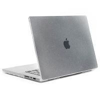 Selencia Glitter Cover MacBook Air 13 inch (2018-2020) - A1932 / A2179 / A2337 - Transparant