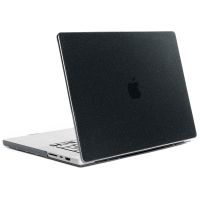 Selencia Glitter Cover MacBook Air 13 inch (2018-2020) - A1932 / A2179 / A2337 - Zwart