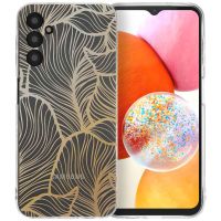 iMoshion Design hoesje Samsung Galaxy A14 (5G/4G) - Golden Leaves