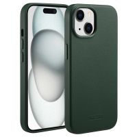 Accezz MagSafe Leather Backcover iPhone 15 - Cedar Green