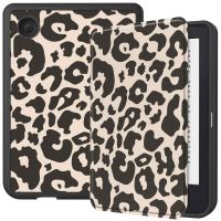 iMoshion Design Slim Soft Case Sleepcover Bookcase Kobo Clara 2E / Tolino Shine 4 - Leopard