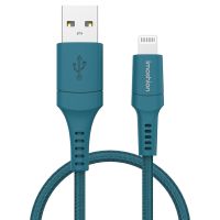 iMoshion Lightning naar USB kabel - Non-MFi - Gevlochten textiel - 1 meter - Donkerblauw
