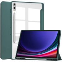 iMoshion Trifold Hardcase Bookcase Samsung Galaxy Tab S9 Plus 12.4 inch - Groen