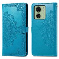 iMoshion Mandala Bookcase Motorolo Edge 40 - Turquoise