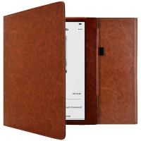 iMoshion Vegan Leather Bookcase Kobo Elipsa 2E - Donkerbruin