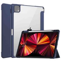 iMoshion Trifold Hardcase Bookcase iPad Pro 11 (2018 - 2022) - Donkerblauw