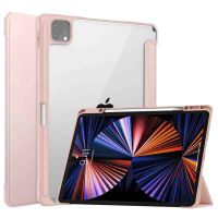 iMoshion Trifold Hardcase Bookcase iPad Pro 12.9 (2018 - 2022) - Roze