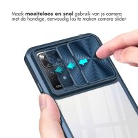 iMoshion Camslider Backcover Xiaomi Redmi Note 11 Pro - Donkerblauw