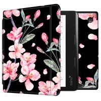 iMoshion Design Slim Hard Case Sleepcover met stand Kobo Sage / Tolino Epos 3 - Blossom