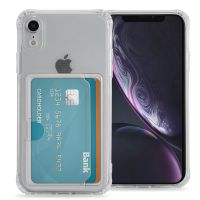 iMoshion Softcase Backcover met pasjeshouder iPhone Xr - Transparant