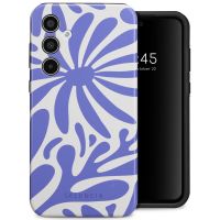 Selencia Vivid Backcover Samsung Galaxy A35 - Modern Bloom Sapphire Blue
