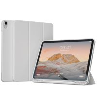 Accezz Smart Silicone Bookcase iPad Air 5 (2022) / iPad Air 4 (2020) - Grijs