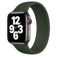 Apple Solobandje Apple Watch Series 4-8 / SE / Ultra - 44/45/49 mm - Maat 11 - Cyprus Green