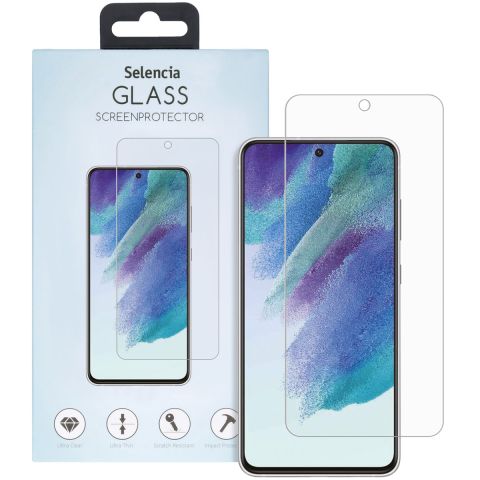 Selencia Gehard Glas Screenprotector Samsung Galaxy S21 FE