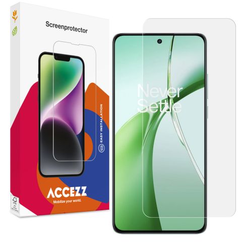 Accezz Gehard Glas Screenprotector OnePlus Nord CE 4 - Transparant