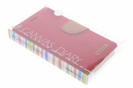Mercury Goospery Canvas Diary Bookcase Samsung Galaxy S5 (Plus) / Neo