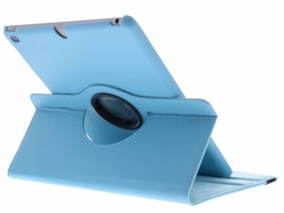 360° Draaibare Bookcase iPad 6 (2018) 10.2 inch / iPad 5 (2017) 10.2 inch - Lichtblauw