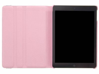 360° Draaibare Bookcase iPad 6 (2018) 10.2 inch / iPad 5 (2017) 10.2 inch - Roze