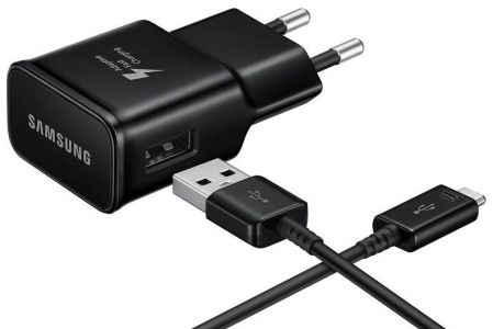 Samsung Fast Charging Adapter 15W + USB-C naar USB-kabel - Zwart