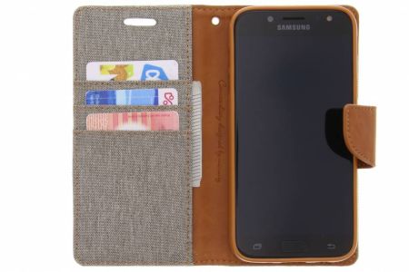 Mercury Goospery Canvas Diary Bookcase Samsung Galaxy J5 (2017)