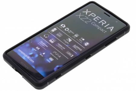 Lederen Backcover met stiksel Sony Xperia XZ2 Compact