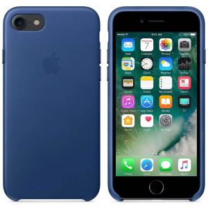 Apple Leather Backcover iPhone SE (2022 / 2020) / 8 / 7 - Sapphire