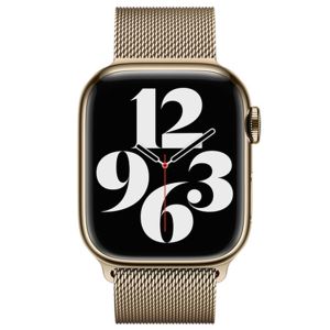 Apple Milanese Loop Band voor de Apple Watch Series 1-8 / SE / Ultra - 42/44/45/49 mm - Goud