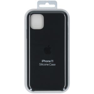 Apple Silicone Backcover iPhone 11 - Zwart