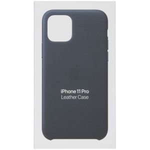 Apple Leather Backcover iPhone 11 Pro - Midnight Blue