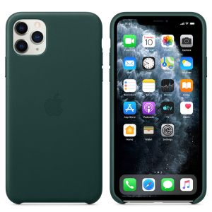 Apple Leather Backcover iPhone 11 Pro Max - Forest Green