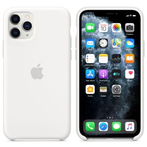 Apple Silicone Backcover iPhone 11 Pro - White