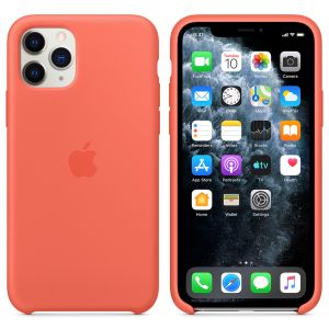 Apple Silicone Backcover iPhone 11 Pro - Clementine Orange