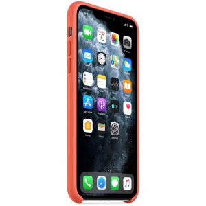 Apple Silicone Backcover iPhone 11 Pro Max - Clementine Orange
