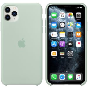 Apple Silicone Backcover iPhone 11 Pro Max - Beryl