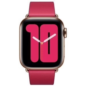 Apple Leather Band Buckle S Apple Watch Series 1-8 / SE - 38/40/41 mm - Raspberry