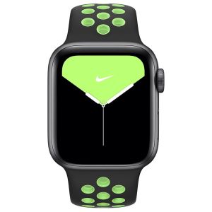 Apple Nike Sport Band Apple Watch Series 1-8 / SE / Ultra - 42/44/45/49 mm - Black / Lime Blast