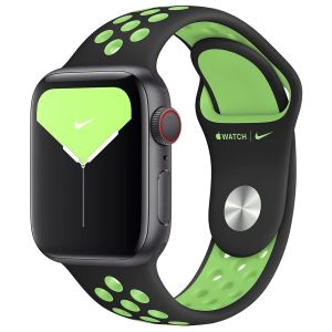 Apple Nike Sport Band Apple Watch Series 1-8 / SE / Ultra - 42/44/45/49 mm - Black / Lime Blast