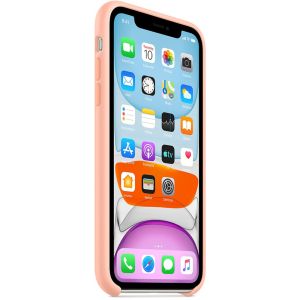 Apple Silicone Backcover iPhone 11 - Grapefruit