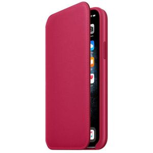 Apple Leather Folio Bookcase iPhone 11 Pro - Raspberry