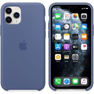 Apple Silicone Backcover iPhone 11 Pro - Linen Blue