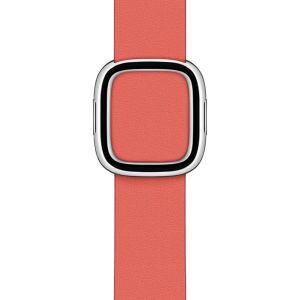 Apple Leather Band Modern Buckle Apple Watch Series 1-9 / SE - 38/40/41 mm - Maat M - Pink Citrus