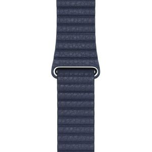 Apple Leather Loop M Apple Watch Series 1-9 / SE / Ultra (2) - 42/44/45/49 mm - Diver Blue