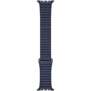 Apple Leather Loop M Apple Watch Series 1-9 / SE / Ultra (2) - 42/44/45/49 mm - Diver Blue