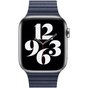 Apple Leather Loop L Apple Watch Series 1-9 / SE / Ultra (2) - 42/44/45/49 mm - Diver Blue