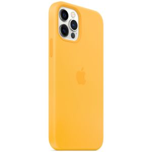 Apple Silicone Backcover MagSafe iPhone 12 (Pro) - Sunflower