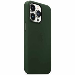 Apple Leather Backcover MagSafe iPhone 13 Pro - Sequoia Green